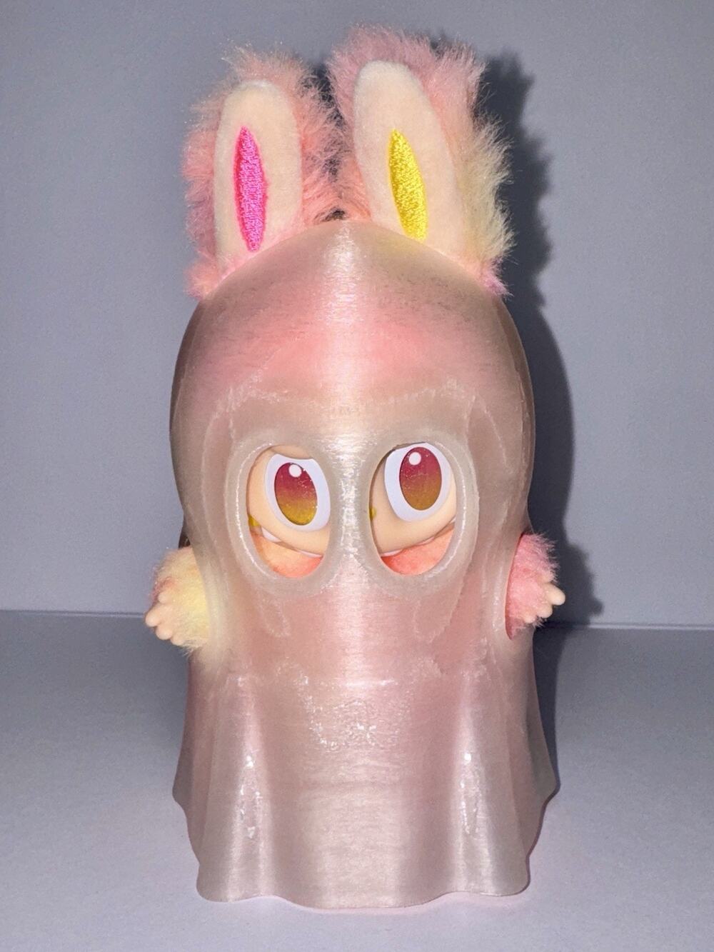 Ghost Costume For Labubu Plush (No Doll) - Spooky Halloween Accessory